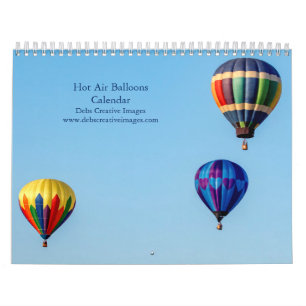 2027 Adirondack Hot Air Balloons Colourful Calendar