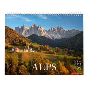 2027 Alps nature & landscape photo Calendar