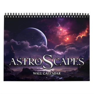 2027 Astroscapes Sci-Fi Outer Space Landscape Calendar