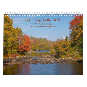 2027 Autumn Splendour in the Adirondacks Calendar