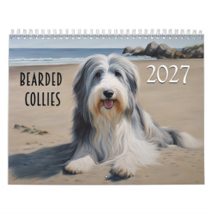 2027 Bearded Collies Calendar