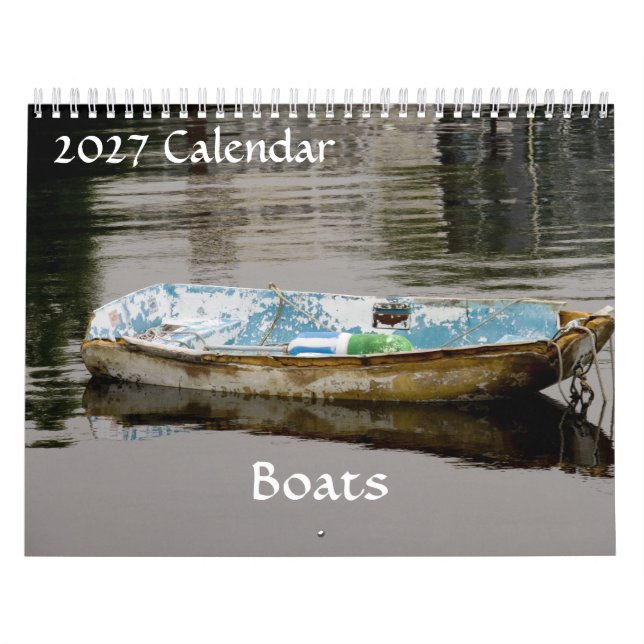 2027 Calendar- Boats Calendar (Cover)