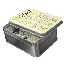 2027 Calendar Italian Style Lemons Yellow