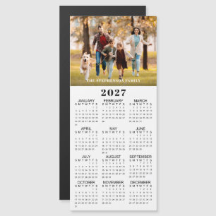 2027 Calendar Photo Custom Magnetic