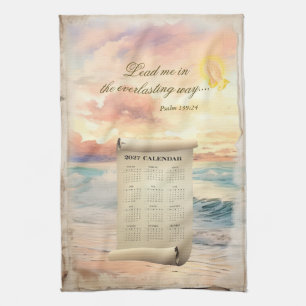 2027 Calendar Towel Inspirational Psalm 139