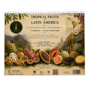 2027 Calendar Tropical fruits Latin America