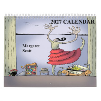 2027 Calendar with artwork by Margaret Scott