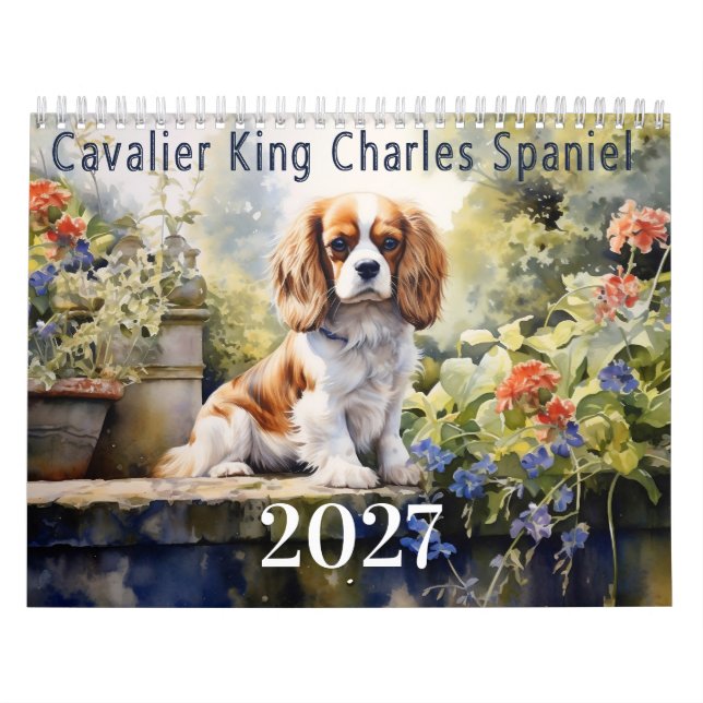 2027 Cavalier King Charles Spaniel  Calendar (Cover)