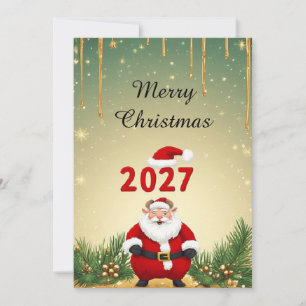 2027 Christmas & New Year Design Invitation