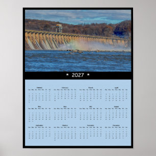 2027 Conowingo Dam Wall Calendar - Eagle Haven Poster