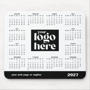 2027 Corporate Logo Calendar Mouse Mat