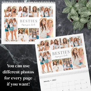 2027 Custom Best Friend Photo Calendar
