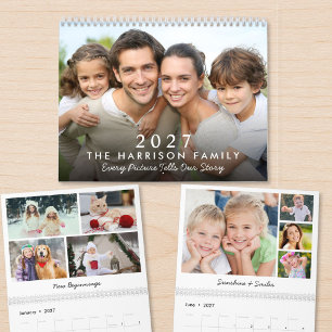 2027 Custom Family Photo Calendar