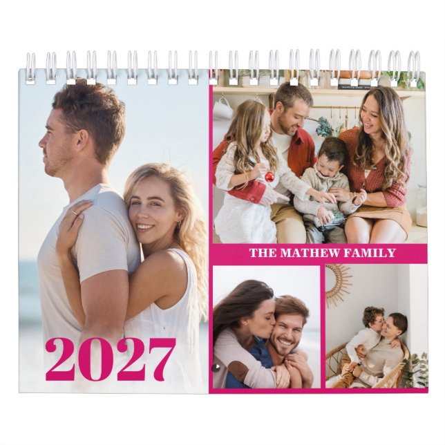 2027 Custom Photo Calendar Simple Create Your Own (Cover)