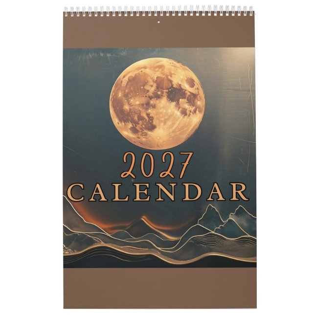 2027 Customisable Celestial - Add Your Photos Calendar (Cover)