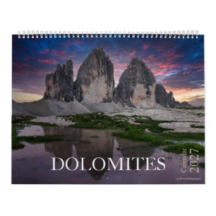 2027 Dolomites nature & landscape photo Calendar