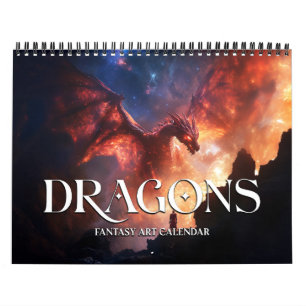 2027 Dragons 2 Fantasy Art Calendar