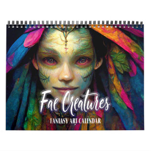 2027 Fae Creatures Fantasy Art Calendar
