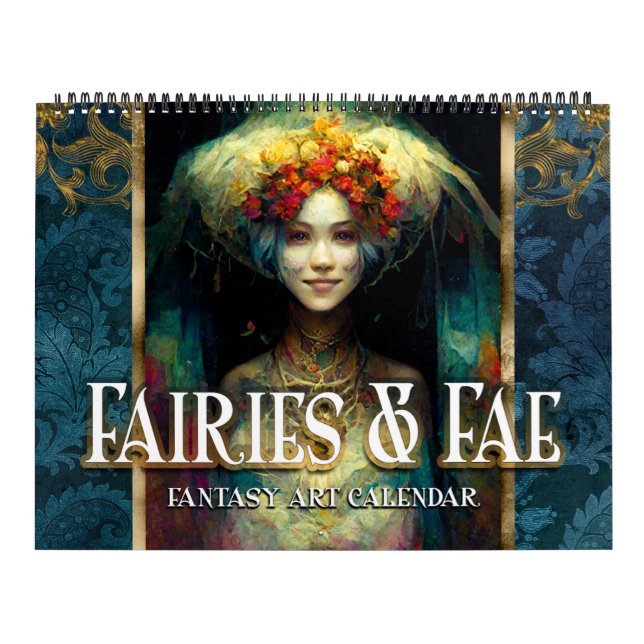 2027 Fairies & Fae 3 Fantasy Art Calendar (Cover)