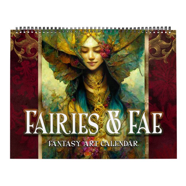 2027 Fairies & Fae 4 Fantasy Art Calendar (Cover)