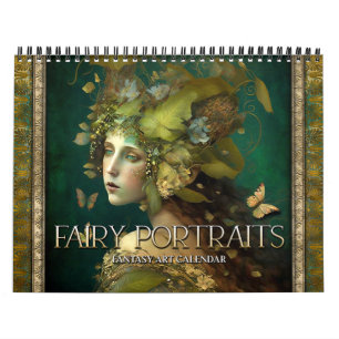 2027 Fairy Portraits Fantasy Art Calendar