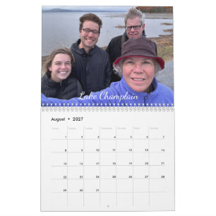 2027 Family photo calendar