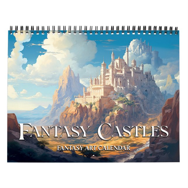 2027 Fantasy Castles 2 Art Calendar (Cover)