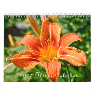 2027 Flower Calendar