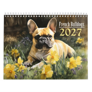 2027 French Bulldog Calendar