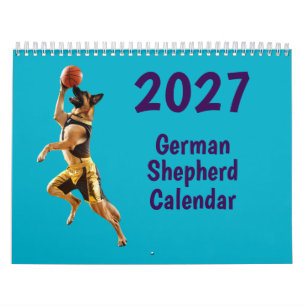 2027 German Shepherd Calendar