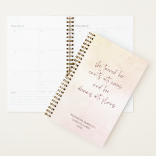 2027 Goals & Plans Quote Name Planner
