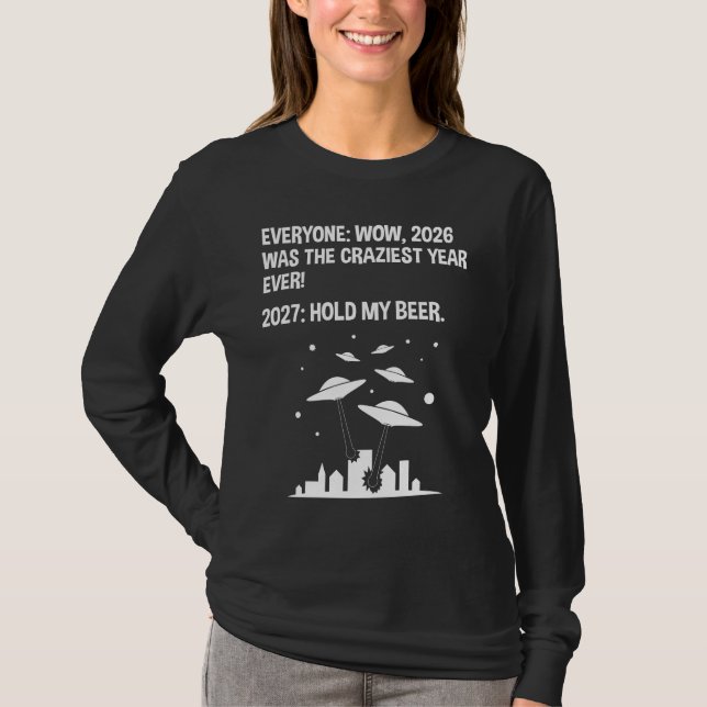 2027 Hold My Beer T-Shirt (Front)