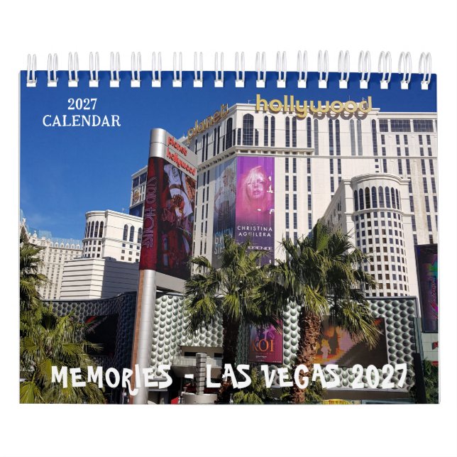 2027 Las Vegas Bachelorette Party Keepsake Photo Calendar (Cover)