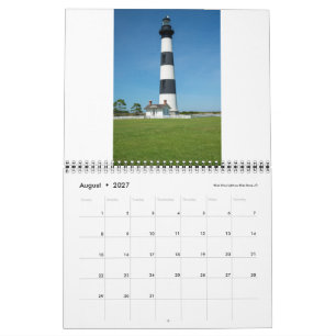 2027: Lighthouses of North Carolina Calendar Med