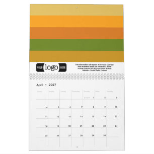 2027 Logo - Business Gift - Interesting Patterns Calendar