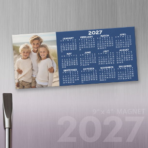 2027 Magnetic Calendar with Photo Collage