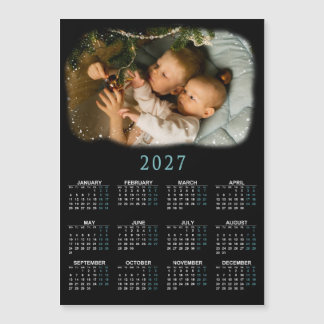 2027 magnetic calendar with photos of children
