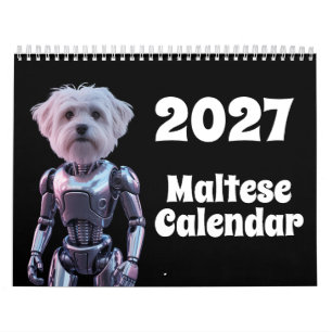 2027 Maltese Dog Calendar