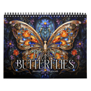 2027 Mystical Butterflies Fantasy Art Calendar