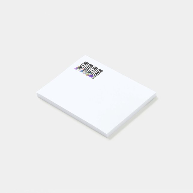 2027 New Year Odometer Post-it Notes (Angled)