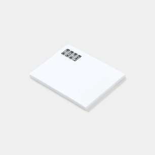 2027 New Year Odometer Post-it Notes