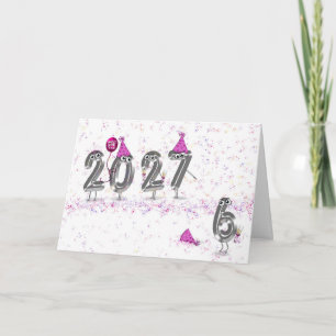 2027 New Year Party Humour Holiday Card