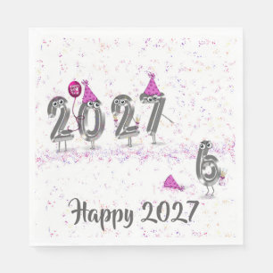 2027 New Year's Eve Party Humour Napkin