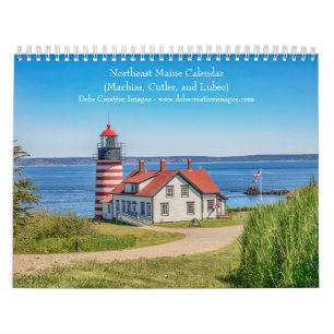 2027 Northeast Maine Coast, Lighthouses & Seabirds Calendar