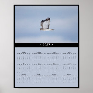 2027 Northern Harrier Wall Calendar Silent Cruiser Poster