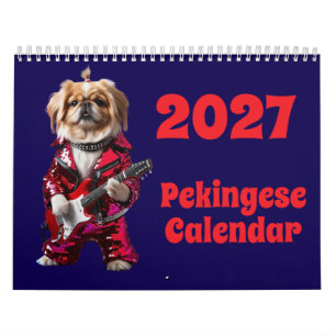 2027 Pekingese Dog Calendar