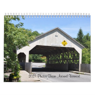 2027 Photos From Around Vermont Calendar