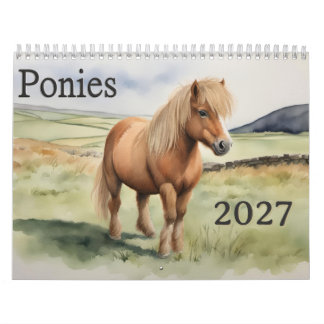 2027 Ponies Calendar