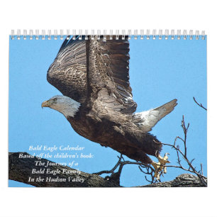 2027 Posterised Bald Eagles Wildlife Art Calendar