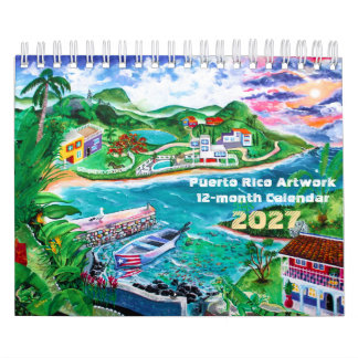 2027 Puerto Rico Art Calendar